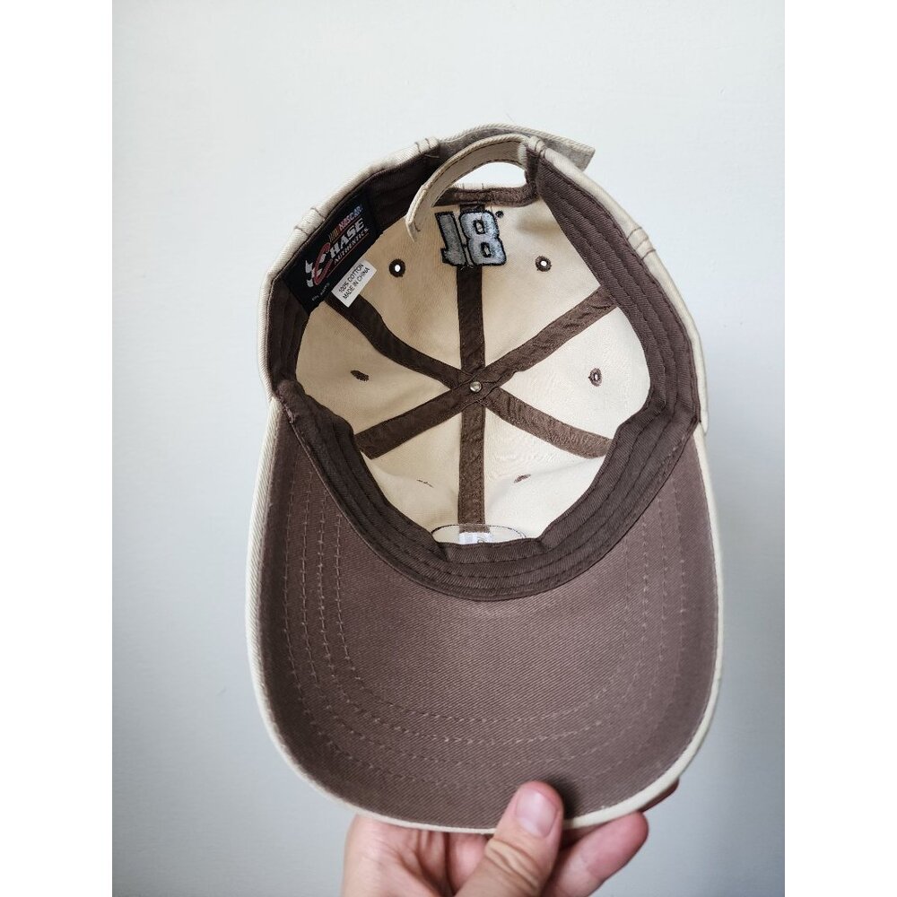 Chase Authentic Nascar 18 Kyle Busch brown M&M baseball cap OS - Picture 5 of 6